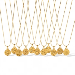 Colgante de oro de acero inoxidable de las mujeres de la joyería NS-1507