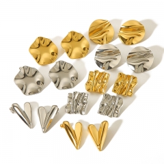Pendientes de la gota de oro de acero inoxidable de las mujeres de la joyería ES-2845-2848