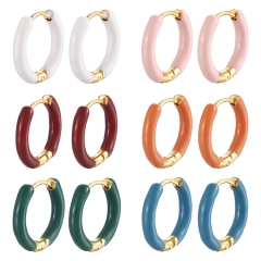 Pendientes de joyería de regalo minimalistas de acero inoxidable para mujer  ES-3054