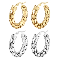 Pendientes de joyería de regalo minimalistas de acero inoxidable para mujer  ES-3020