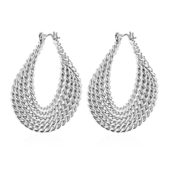 Pendientes de joyería de regalo minimalistas de acero inoxidable para mujer  ES-3016S