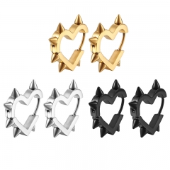 Pendientes de joyería de regalo minimalistas de acero inoxidable para mujer  ES-3028