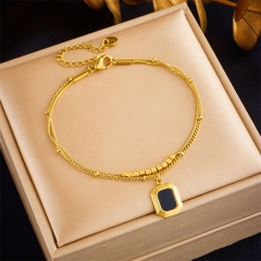 pulsera de acero inoxidable de oro joyería de mujer  BS-2587A
