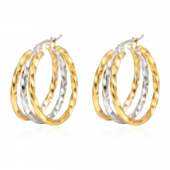 Pendientes de joyería de regalo minimalistas de acero inoxidable para mujer  ES-3012