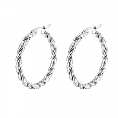 Pendientes de joyería de regalo minimalistas de acero inoxidable para mujer  ES-3024S