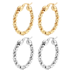 Pendientes de joyería de regalo minimalistas de acero inoxidable para mujer  ES-3019