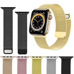 Correa de reloj inteligente de acero inoxidable para Apple