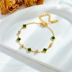 pulsera de acero inoxidable de oro joyería de mujer  BS-2597
