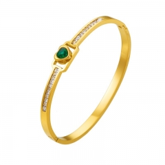 pulsera chapada en oro brazalete joyería mujeres de lujo  ZC-0710